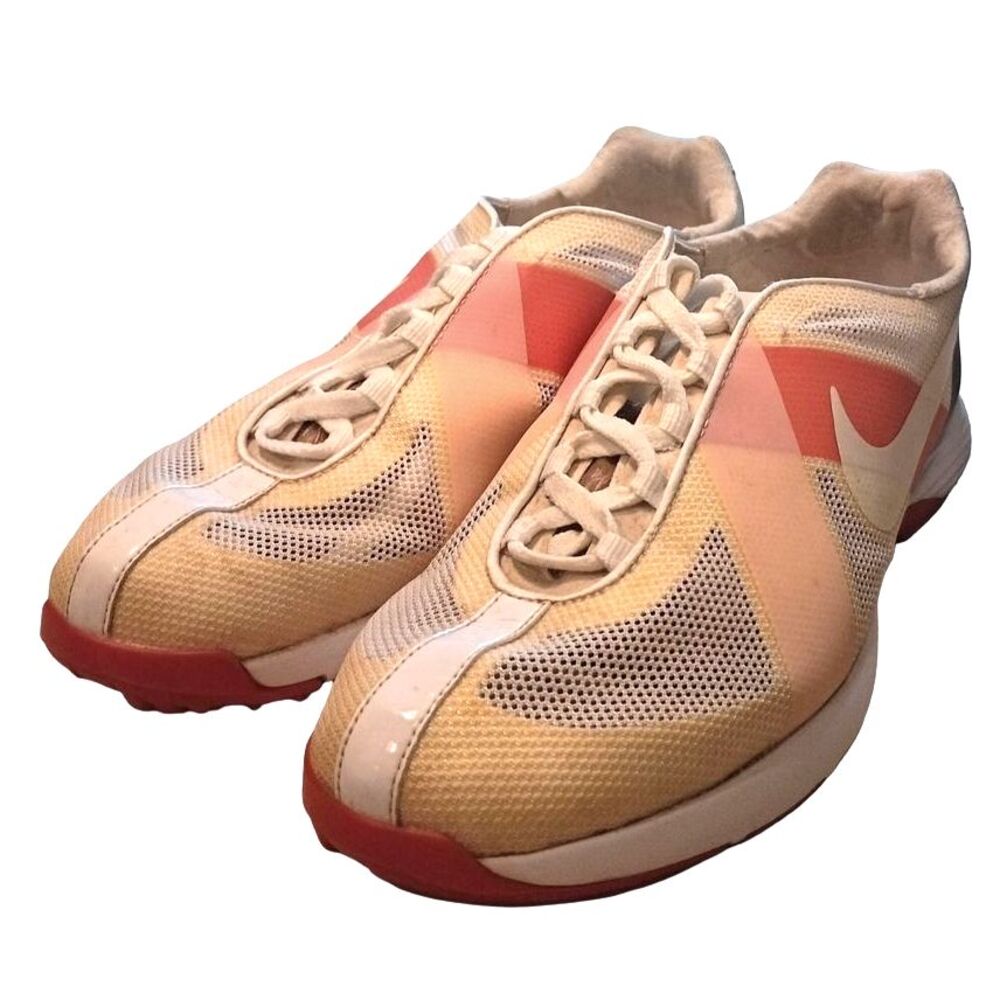 Nike Hyperfuse Lunarlon women's golf shoes | Peach/Orange Mesh | Women's Size 8 - Picture 5 of 12